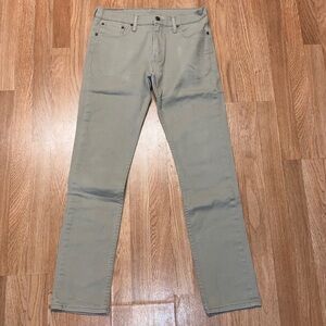 Levi's 511 Men's Slim Straight Beige Jeans 32 x 34